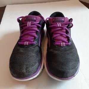 Womens Brooks Shoes pure Cadence 7 Sz 9 Gray Purpl